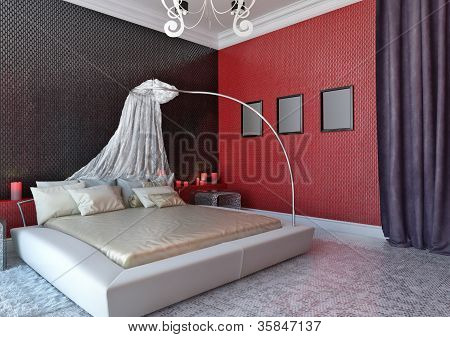 Bedroom With Baldachin