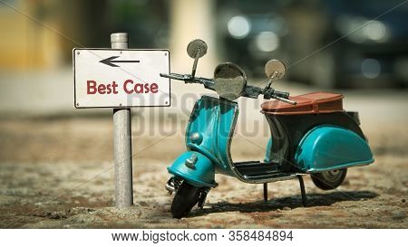 Street Sign The Way To Best Versus Worst Case