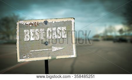 Street Sign The Way To Best Versus Worst Case