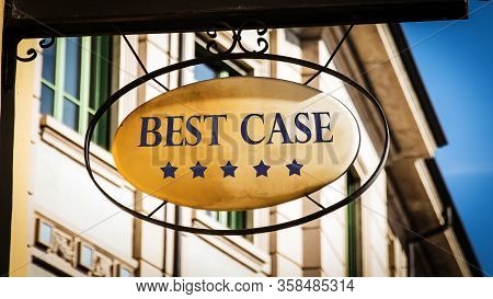Street Sign The Way To Best Versus Worst Case