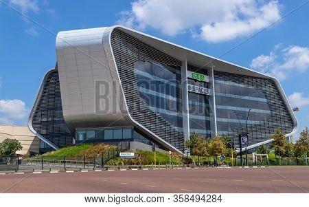 Johannesburg, South Africa, 15th March - 2020: Shared Office Space Building. Exterior View.
