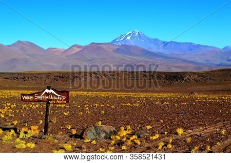 Llullaillaco Volcano, The Sacred Volcano. The Sign Says: 