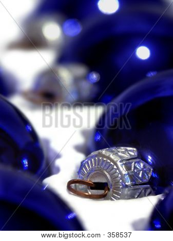 Palle di Natale blu