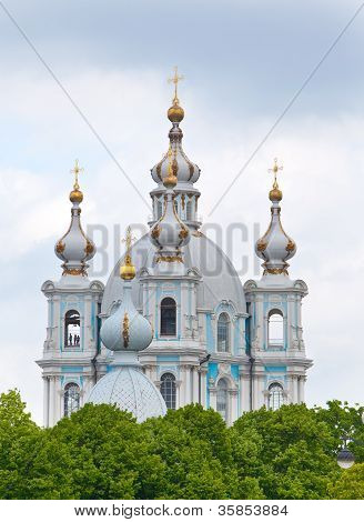 Smolnyi cathedral (Smolny Convent) St. Petersburg