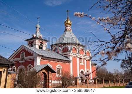 Russia Bataysk 03.28.2020 The Church Of The Ascension Exterior Of The Building In The Spring