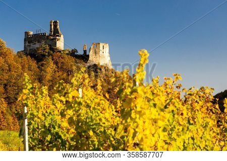 Ruins of Senftenberg, Krems-Land District, Lower Austria, Austria