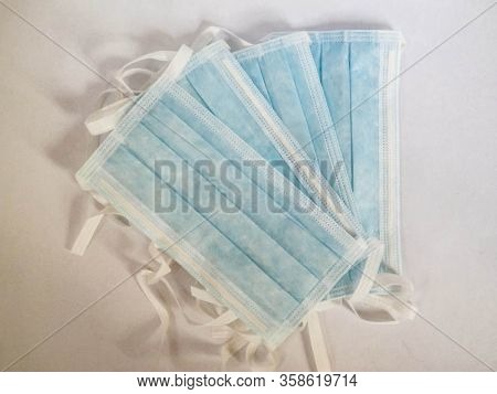 Antibacterial Protective Mask. Coronavirus Protection.hygiene Is Very Important To Avoid Infection O