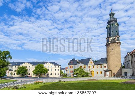 Città castello di Weimar In Germania
