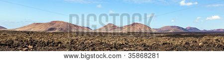 Zona vulcânica de Lanzarote