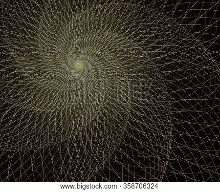 Surreal Futuristic Design. Digital Art Abstract Background Fractal Illustration For Meditation And D