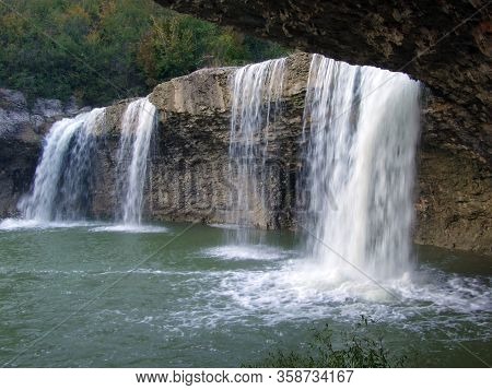 Waterfall Pazinski Krov On The Pazincica River - Pazin, Croatia