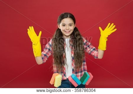 I Am Done. Housekeeping Duties. Turn Cleaning Into Game. Inculcate Cleanliness. With Sponge. Cleanin