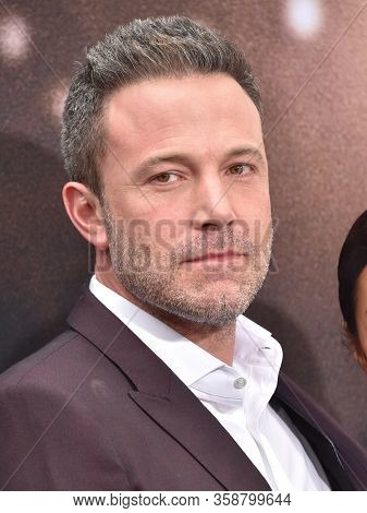 LOS ANGELES - MAR 01:  Ben Affleck arrives for âThe Way Backâ World Premiere on March 01, 2020 in Los Angeles, CA