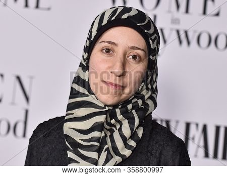 LOS ANGELES - FEB 06:  Amani Ballour {Object} arrives for Vanity Fair Lancome Women in Hollywood Party on February 06, 2020 in West Hollywood, CA                