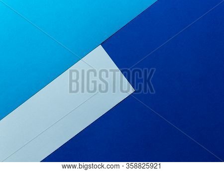 Paper Background Of Three Trending Colors For Writing Text. Ready-made Solution For The Designer.