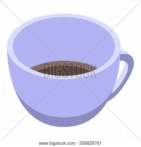 Fortune Teller Coffee Cup Icon. Isometric Of Fortune Teller Coffee Cup Vector Icon For Web Design Is