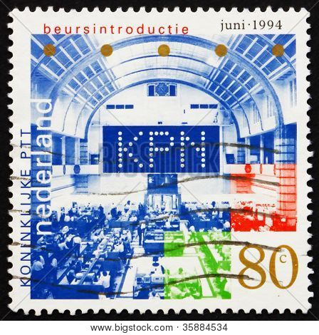 Francobollo Italia 1994 Borsa piano
