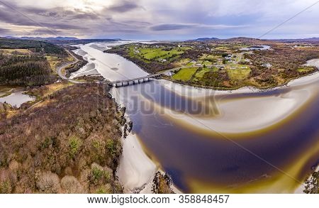 The Bridge To Lettermacaward In County Donegal - Ireland.