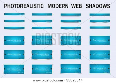 Ombre fotorealistico Web moderno
