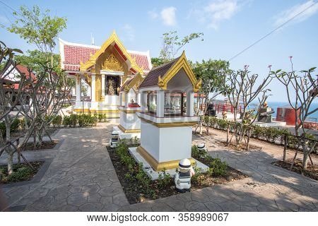 Chonburi, Thailand - March 28, 2018 : Prince Chumporn Khet Udomsak,  Father Of Royal Thai Navy Memor
