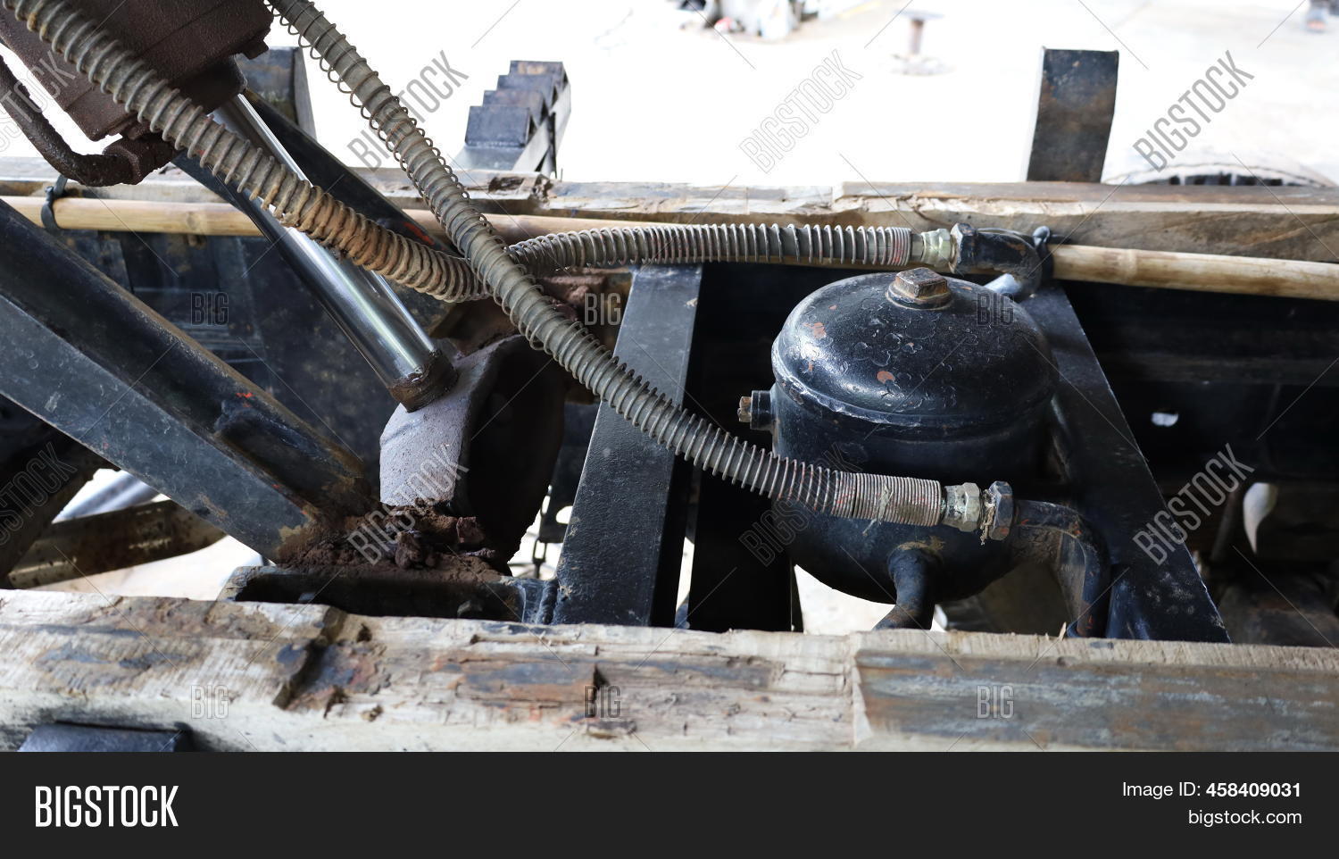 Hydraulic Oil Tank. Image & Photo (Free Trial) Bigstock