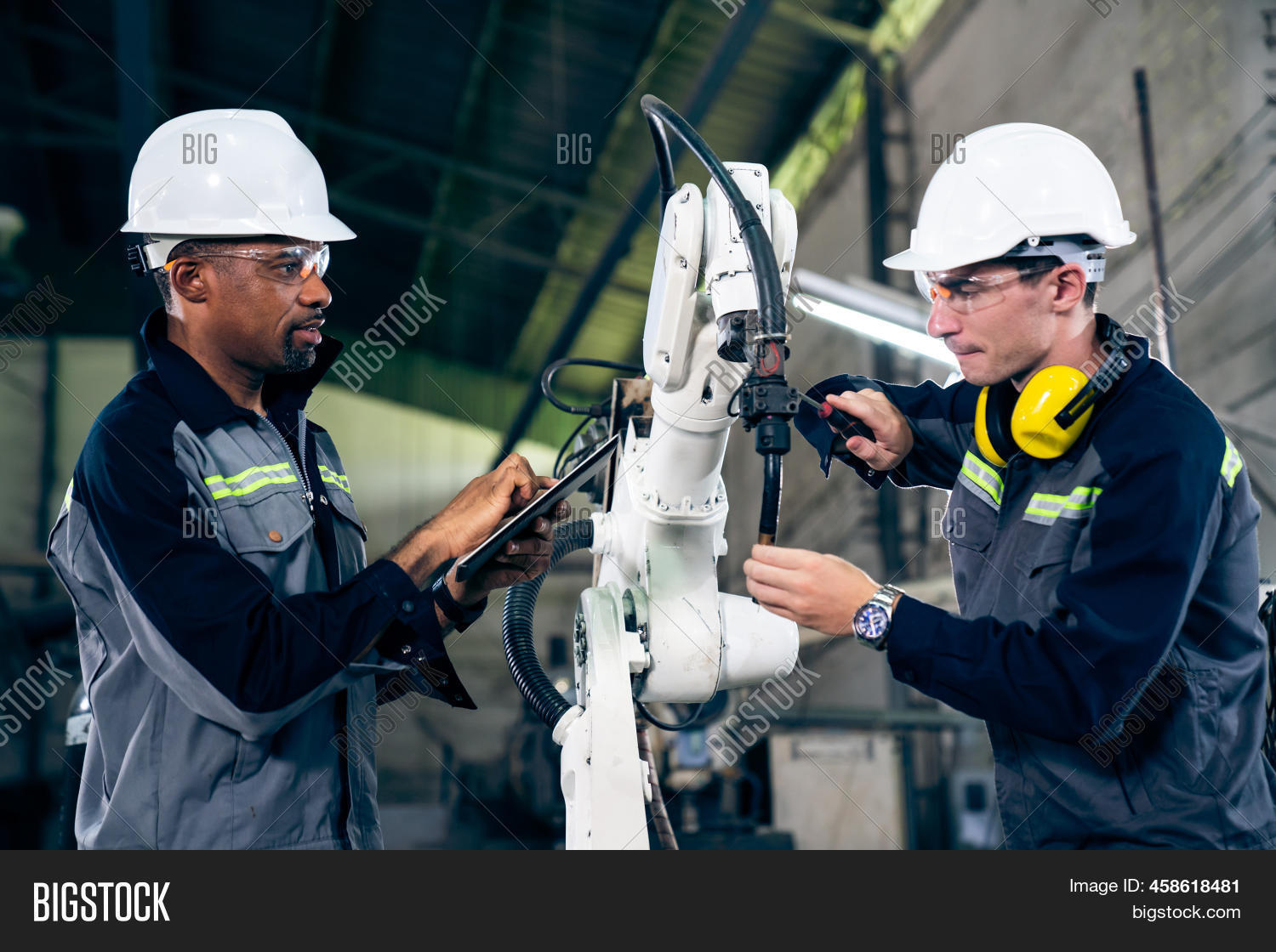 Factory Workers Image & Photo (Free Trial) Bigstock