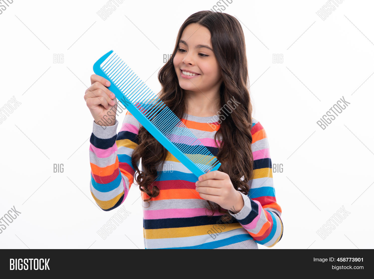 Teen Girl Girl Brush Image & Photo (Free Trial) Bigstock