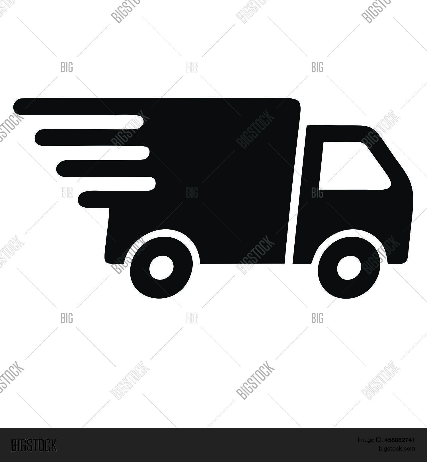 Truck Icon Isolated Vector & Photo (Free Trial) | Bigstock