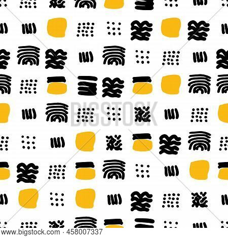 Vector Geometric Seamless Pattern. Universal Repeating Abstract Background