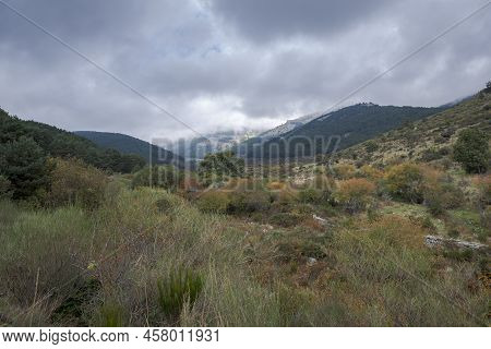 Views Of The Hueco De San Blas, A Very Popular Place For Hikers Located In The Municipality Of Manza