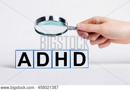 Adhd Medical Concept. Attention Hyperactivity Disease. High Quality Photo