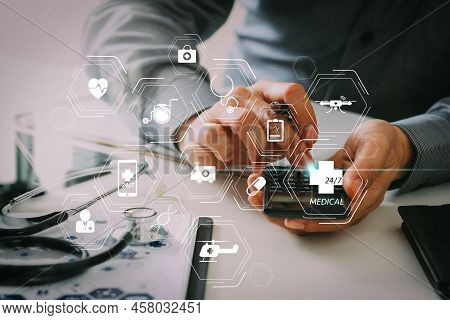 General Medical Services (gms) And General Practitioners(gps Or Family Doctors) Diagram.healthcare C