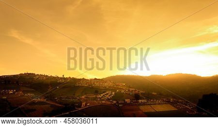 Eastern Mountain Landscape Sunset Park Peak Tubberk