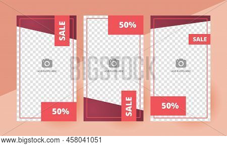 Social Media Story Template Design Layout Sale