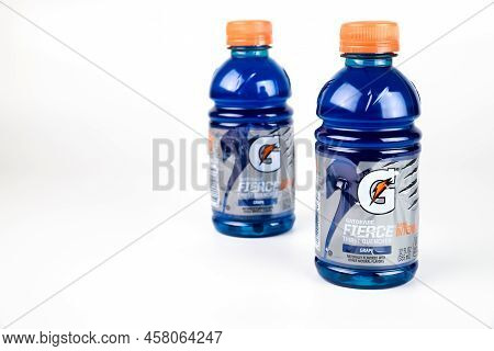 January 8, 2022. New York, Usa. Boost Your Hydration With Gatorade Cool Sports Drink.