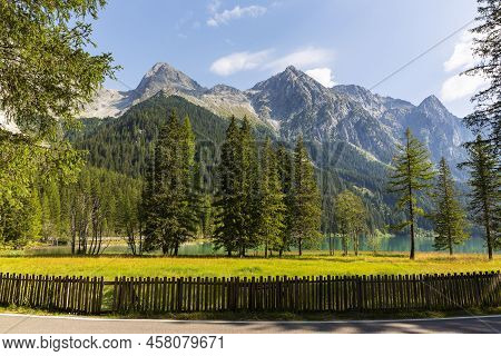 Lake Antholz, A Beautiful Lake In South Tyrol