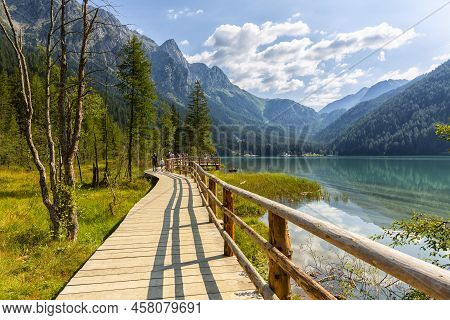 Lake Antholz, A Beautiful Lake In South Tyrol