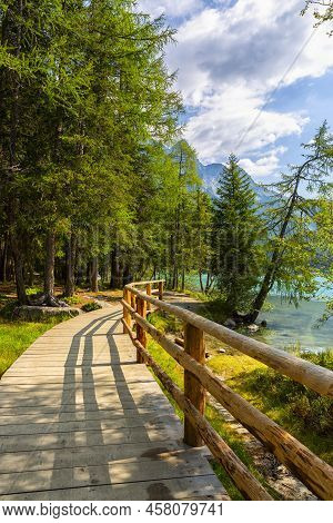 Lake Antholz, A Beautiful Lake In South Tyrol