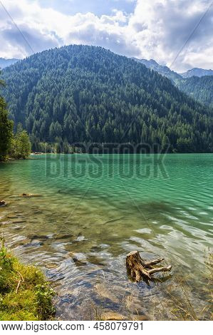 Lake Antholz, A Beautiful Lake In South Tyrol