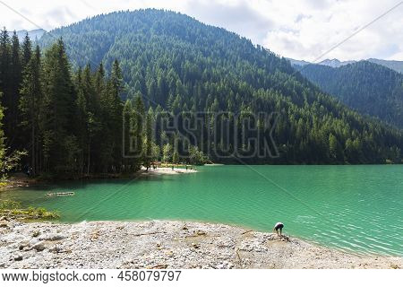 Lake Antholz, A Beautiful Lake In South Tyrol