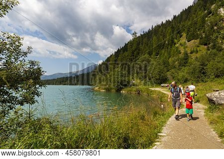 Lake Antholz, A Beautiful Lake In South Tyrol