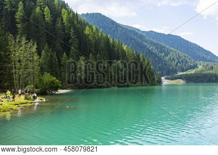 Lake Antholz, A Beautiful Lake In South Tyrol
