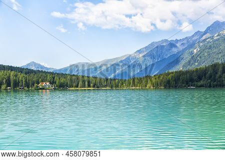 Lake Antholz, A Beautiful Lake In South Tyrol