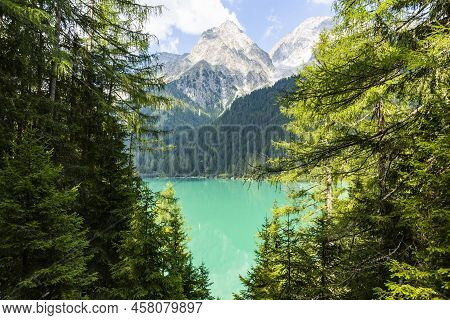 Lake Antholz, A Beautiful Lake In South Tyrol