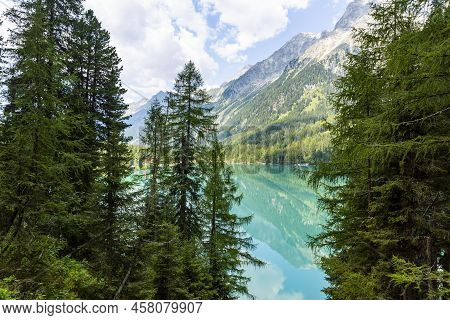 Lake Antholz, A Beautiful Lake In South Tyrol
