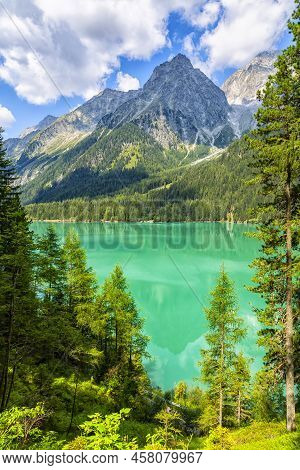 Lake Antholz, A Beautiful Lake In South Tyrol