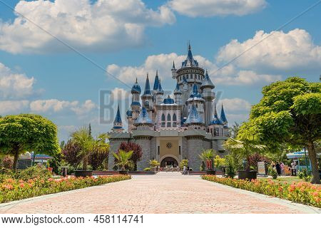 Eskisehir, Turkey - July 06, 2022: Sazova Park In Eskisehir, Turkey. (science, Art And Culture Park)