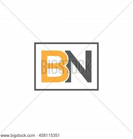 Bn Or Nb Letter Logo. Unique Attractive Creative Modern Initial With Circle