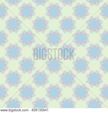 Beautiful Batik Repeat Vector Pattern Background Print