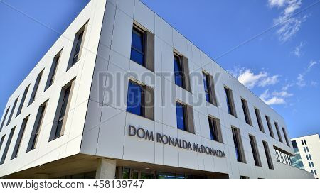 Warsaw, Poland. 14 July 2022. Sign Fundacja Rpnalda Mcdonalda. The Headquarters Of The Ronald Mcdona
